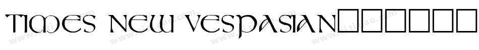 times new vespasian字体转换